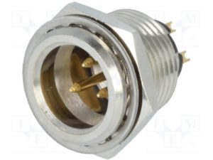 TA-3M Mini-XLR 3-pin male chassis connector