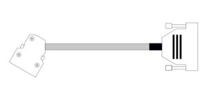 4 channels AES cable connecting SX-ST or SX-ES to SONOSAX recorders: 3M MDR 26 to DB25M, 80cm