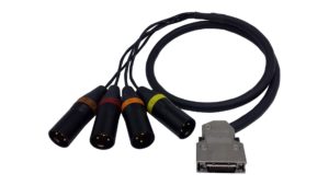 Digital cable AES OUT 3M MDR 26-pin to 4x XLR-3M