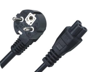 Power cord EU with connector C5, length 4m