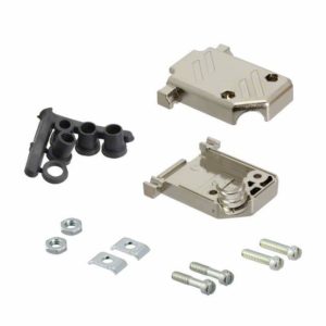 D-SUB 3M 3357-6515 metalized plastic body for 9-pin or 15-pin HD
