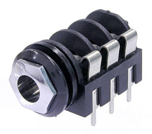 Neutrik NMJ6HCD2 Jack 6.35mm female 3-pole PCB connector