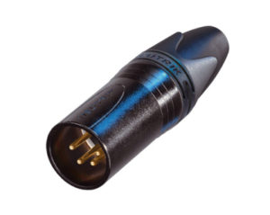 Neutrik NC4MXX-B XLR 4-pin male cable connector