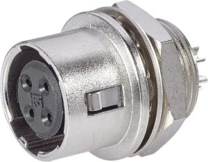 Hirose 4-pin chassis connector HR10A-7R-4S