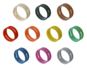 Neutrik XLR serie XX colored coding ring