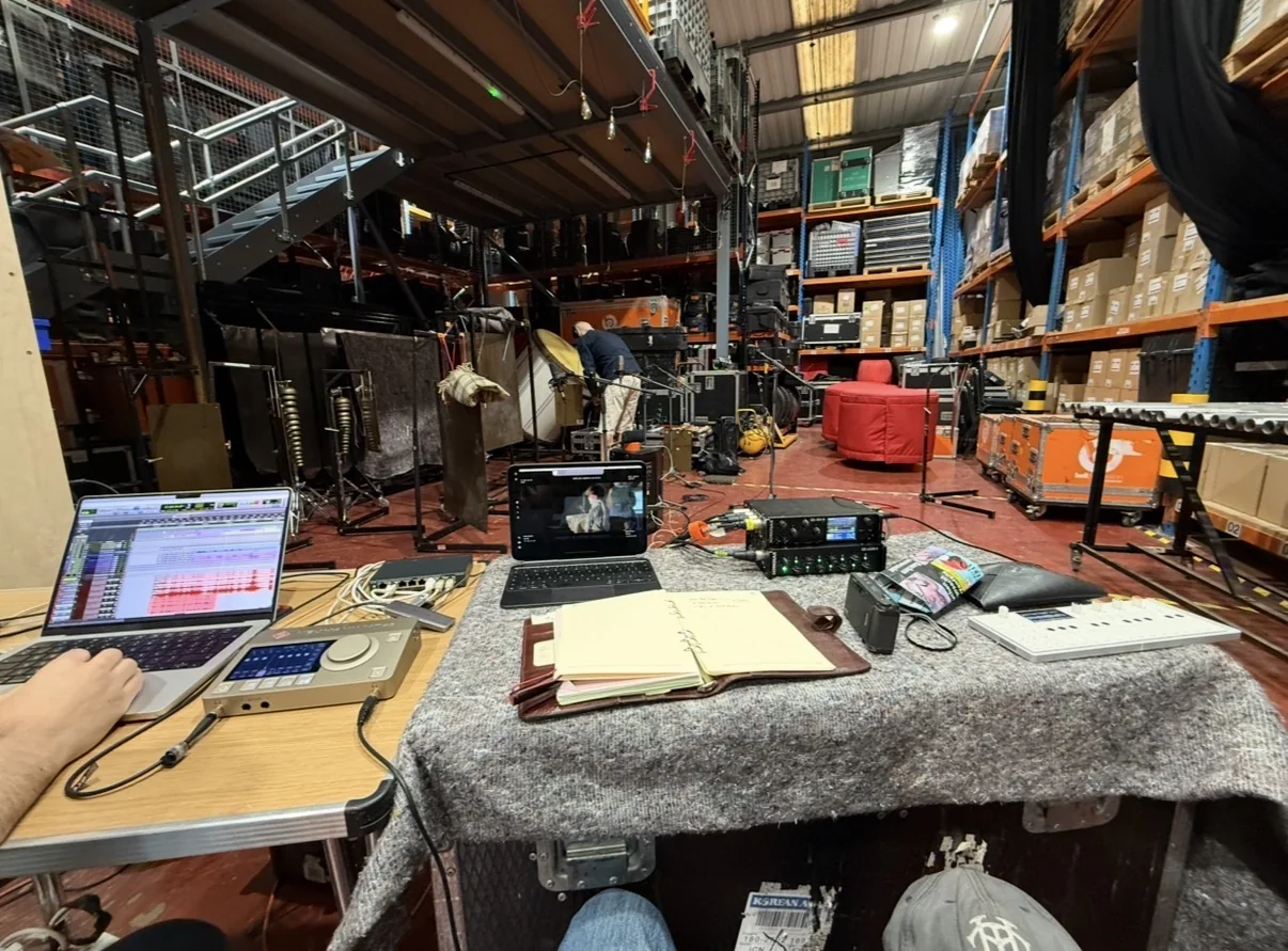 Mobile SONOSAX setup at Bell Percussion